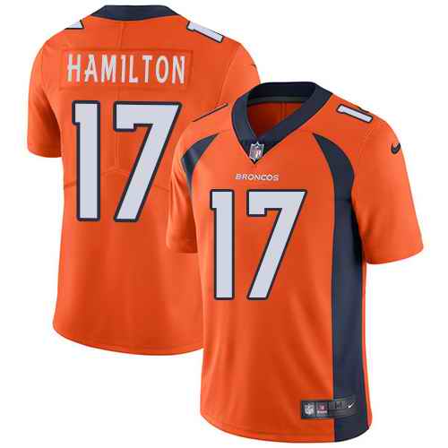 Nike Men & Women & Youth Broncos 17 DaeSean Hamilton Orange NFL Vapor Untouchable Limited Jersey,We sell and wholesale Nike Men & Women & Youth Broncos 17 DaeSean Hamilton Orange NFL Vapor Untouchable Limited Jersey on line form chian!